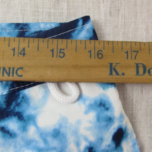 Men's Abercrombie &‎ Fitch Blue tie dye Drawstring shorts, size 31 - Picture 4 of 9